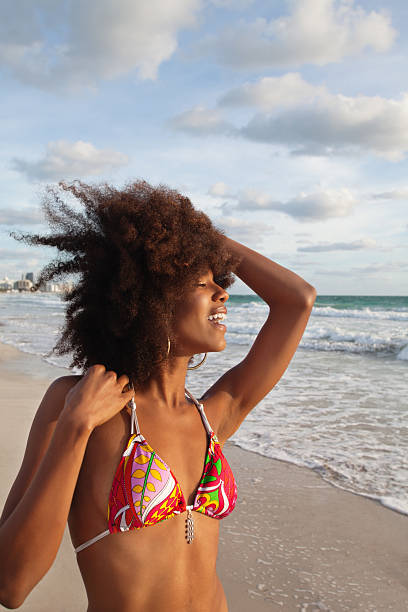 istock Sensuous woman on beach 110827002