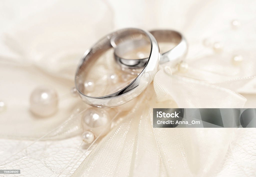 Alianças de casamento - Royalty-free Amor Foto de stock