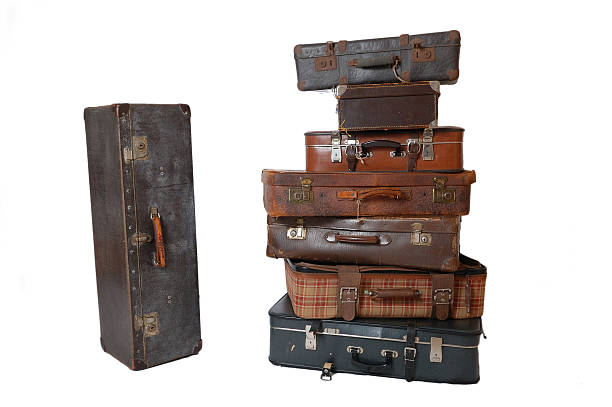istock Pile of vintage luggage 110838072