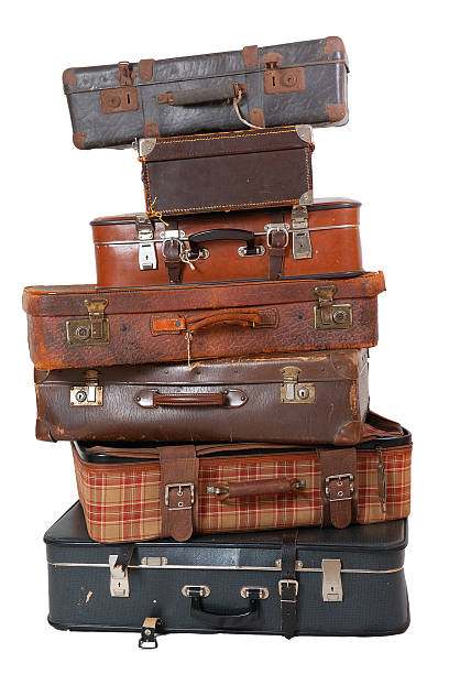 istock Pile of vintage luggage 110838084