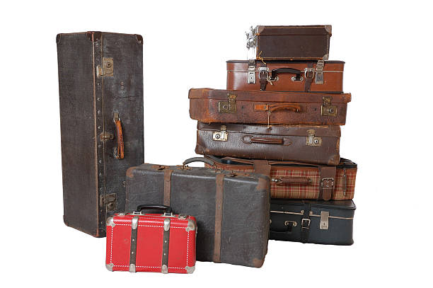 istock Pile of vintage luggage 110838120