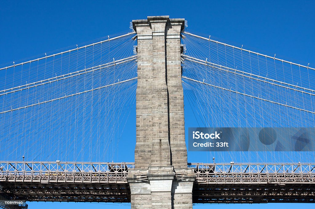 Ponte di Brooklyn - Foto stock royalty-free di Architettura