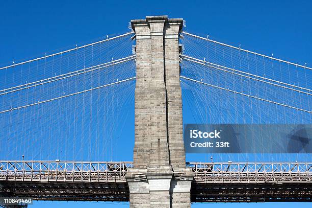 Ponte Di Brooklyn - Fotografie stock e altre immagini di Architettura - Architettura, Brooklyn - New York, Composizione orizzontale