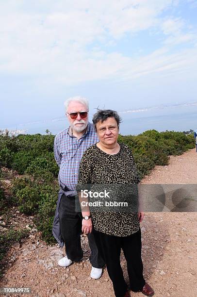 Senior Couple At Nature Stock Photo - Download Image Now - Adult, Color Image, Men