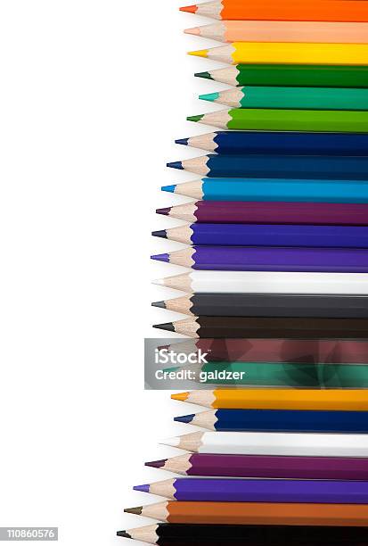 のカラー鉛筆 - オレンジ色のストックフォトや画像を多数ご用意 - オレンジ色, カットアウト, カラフル