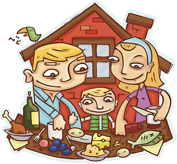 Vector illustration of Family Matters