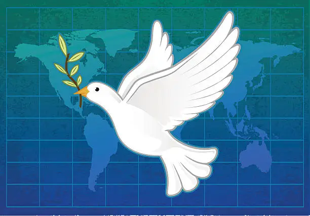 Vector illustration of World Peace