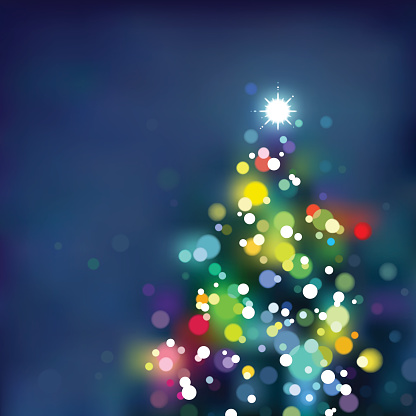 Defocused Xmas tree.