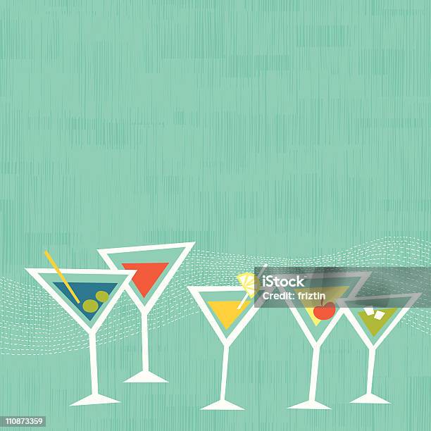 Cocktail Party Stock Illustration - Download Image Now - Cocktail, Backgrounds, Retro Style