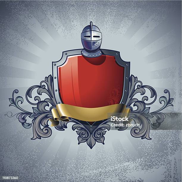 Mittelalterliche Wappen Stock Vektor Art und mehr Bilder von Altertümlich - Altertümlich, Band, Barock