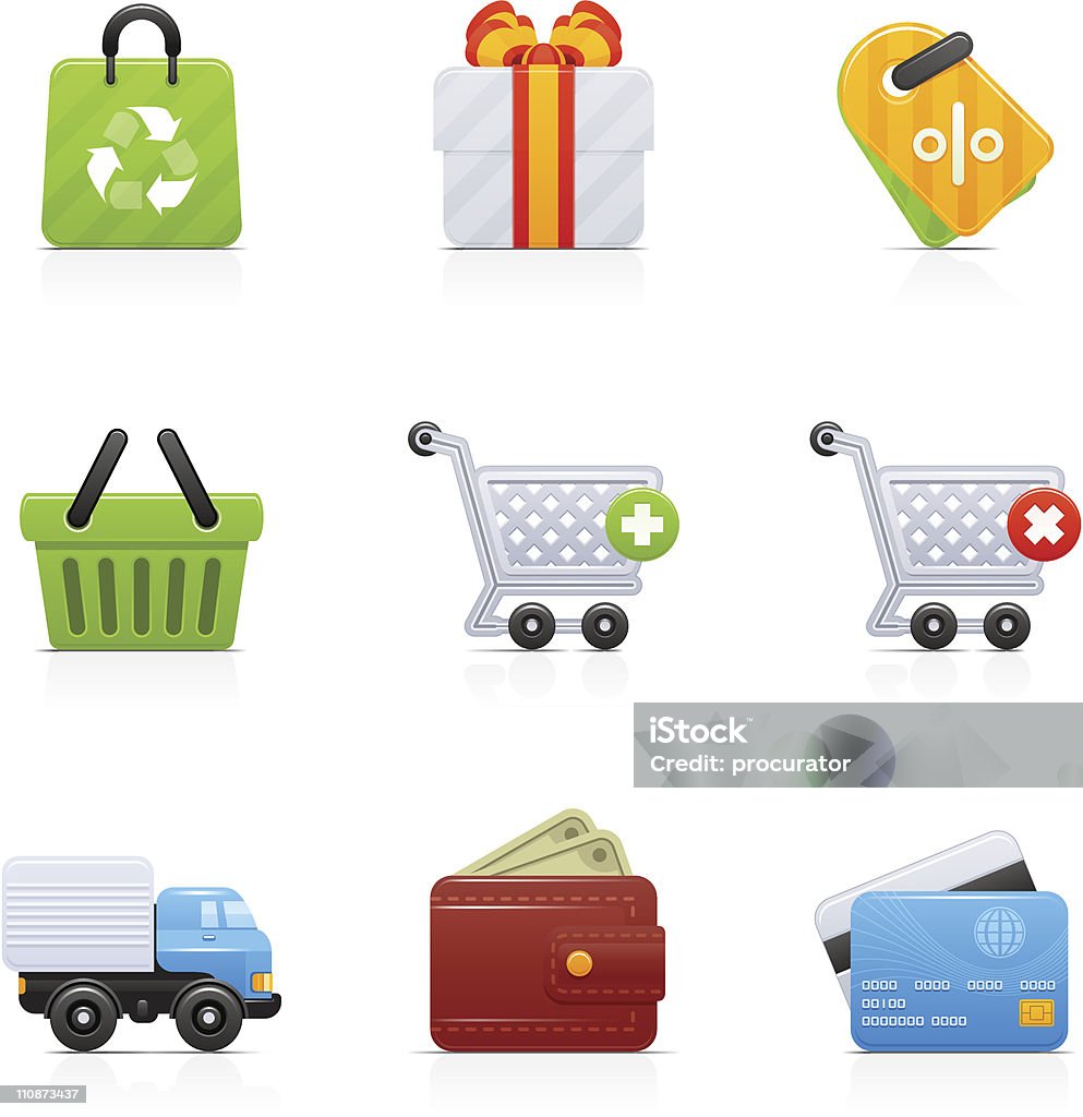 Shopping| Orbi collection  Bag stock vector