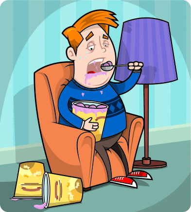 Free download of binge eating vector graphics and illustrations