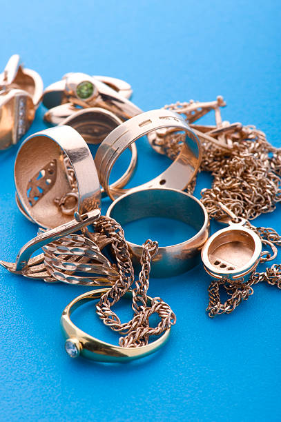 istock Gold jewel close up 110875413