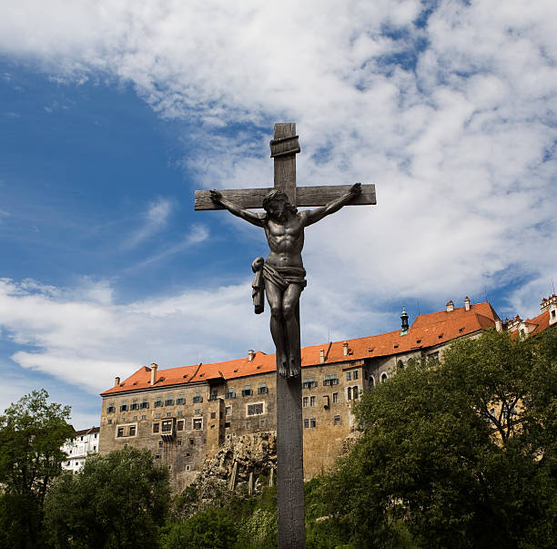 istock Jesus Christ in Cesky Krumlov 110883454