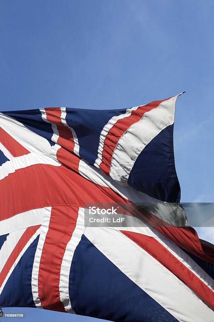 Flaga Wielkiej Brytanii - Zbiór zdjęć royalty-free (Anglia)
