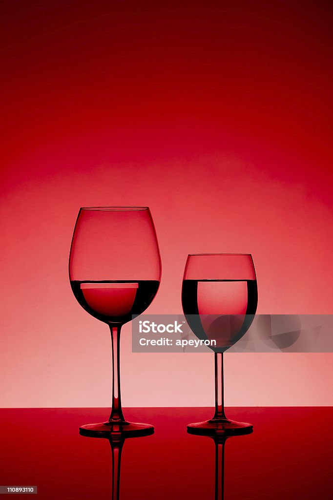 Dos copas de vino - Foto de stock de Adicción libre de derechos