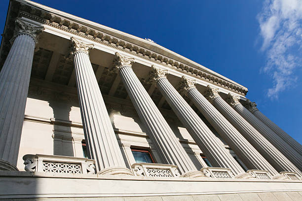 parlamento austriaco - colonnade column architecture austria foto e immagini stock