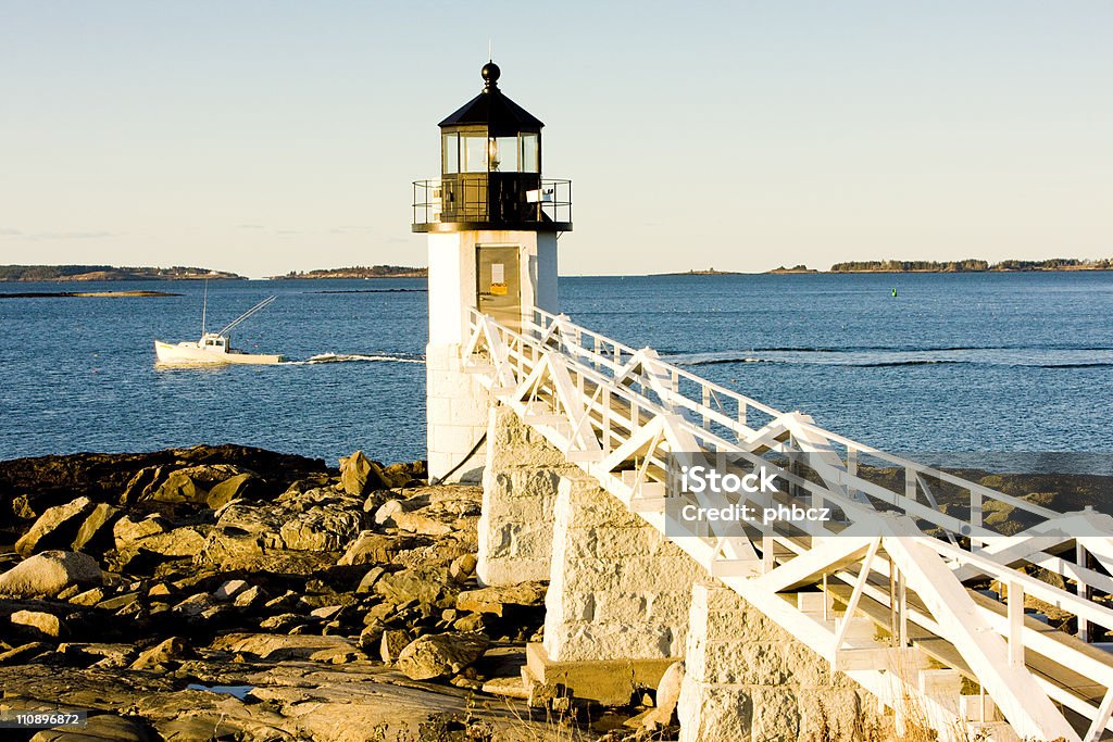 Marshall Point Lighthouse - Zbiór zdjęć royalty-free (Ameryka Północna)