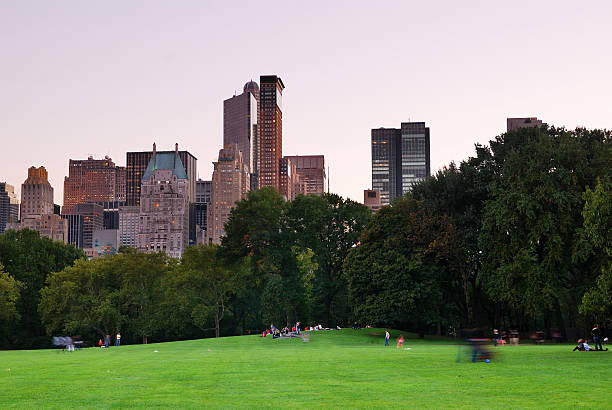 istock New York City Central Park at dusk panorama 110897997