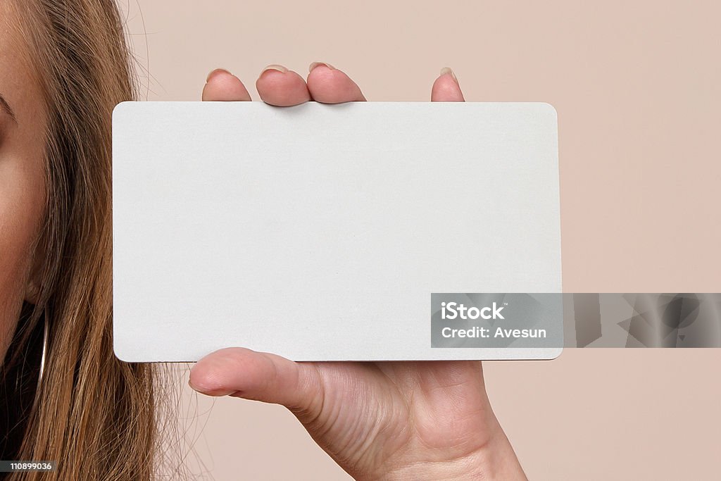 여자 쥠 그레이 businesscard - 로열티 프리 선물 카드 스톡 사진