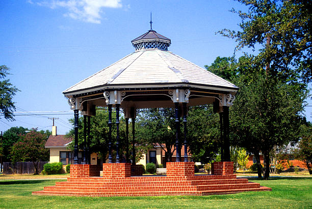 Town Square Band Stand  lancaster texas stock pictures, royalty-free photos & images