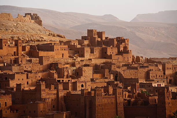 Ait Benhaddou Morocco Ouarzazate Sahara Desert  ait benhaddou stock pictures, royalty-free photos & images