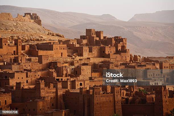 Ait Benhaddou Morocco Ouarzazate Sahara Desert Stock Photo - Download Image Now - Ouarzazate, Ait Benhaddou, Morocco
