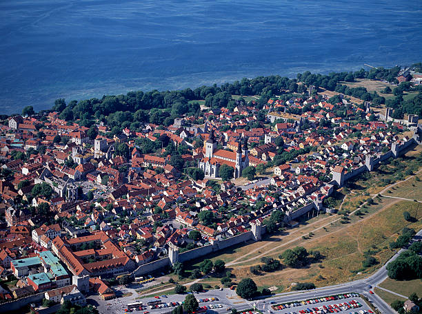 Visby  town wall tallinn stock pictures, royalty-free photos & images