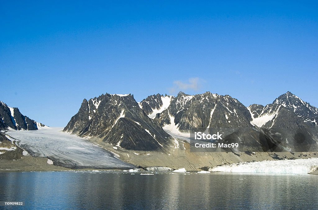 Magdalen Bay  Arctic Stock Photo