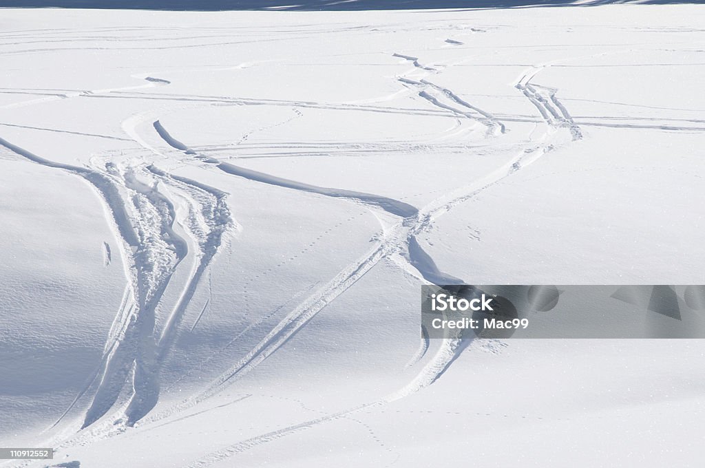 Faixas de Esqui - Royalty-free Alpes Europeus Foto de stock