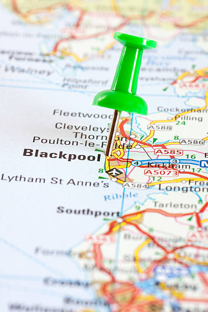 Destination Blackpool stock photo