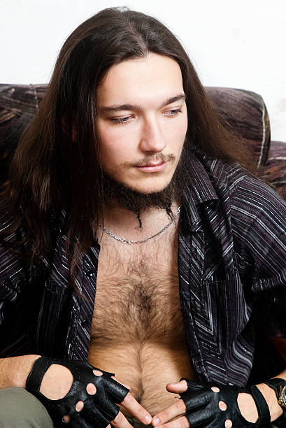 Chest Hair Long Hair Men Beard Stock Photos, Pictures & Royalty-Free Images  - iStock