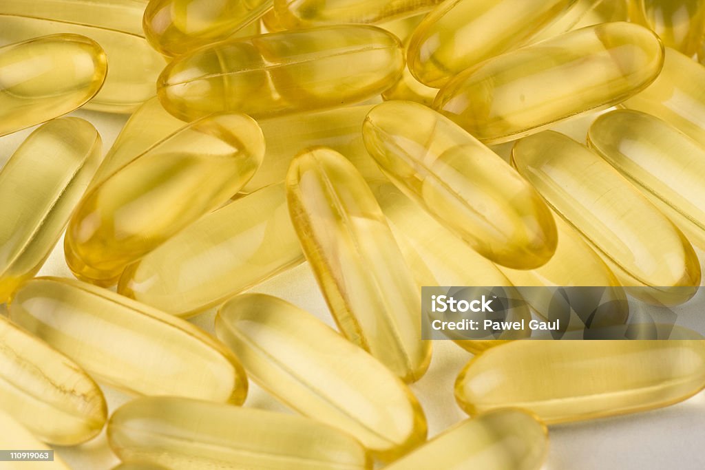 Fish Oil Abstract Stock Photo