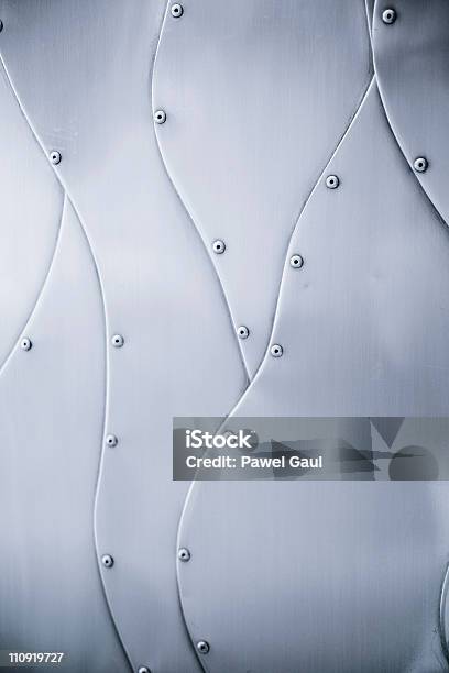 Decorative Metal Stock Photo - Download Image Now - Aluminum Sheet, Reflection, Abstract