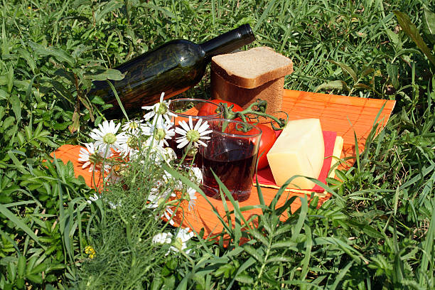 Picnic On Grass