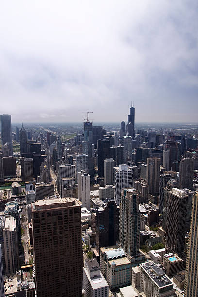 Chicago Downtown Chicago chicago smog stock pictures, royalty-free photos & images