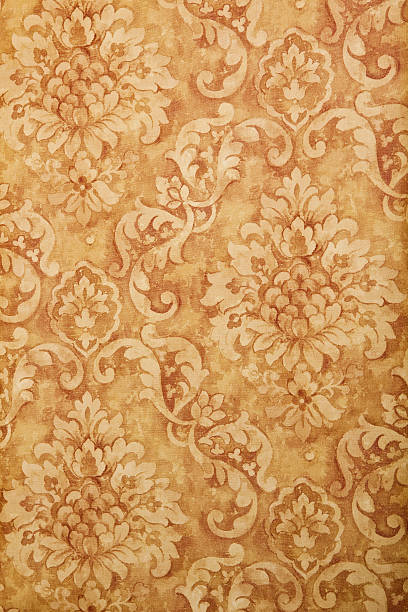 istock Beige Vintage Old Wallpaper 110923996