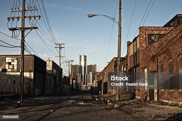 Detroit - zdjęcia stockowe i więcej obrazów Detroit - Michigan - Detroit - Michigan, Ulica, Śródmieście