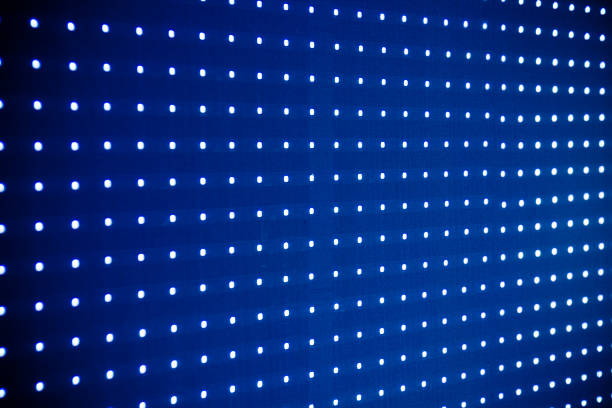 luces de led. - led abstract the media textured effect fotografías e imágenes de stock