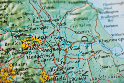 Leeds, England map.Source: \