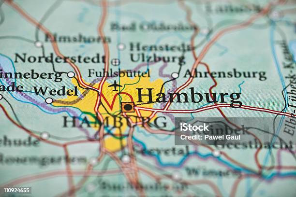 Hamburg Deutschland Stockfoto und mehr Bilder von Hamburg - Hamburg, Stadtplan, Bildhintergrund