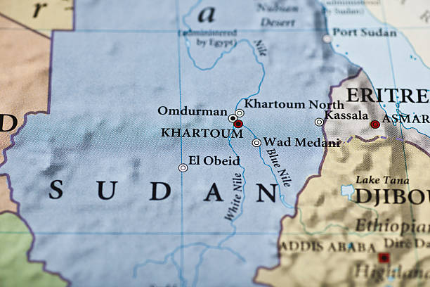 スーダンマップ - state of eritrea ストックフォトと画像