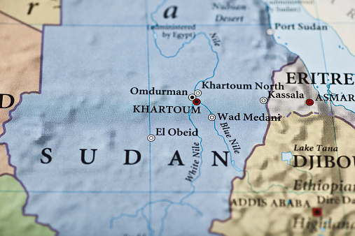 Sudan map. Source: 