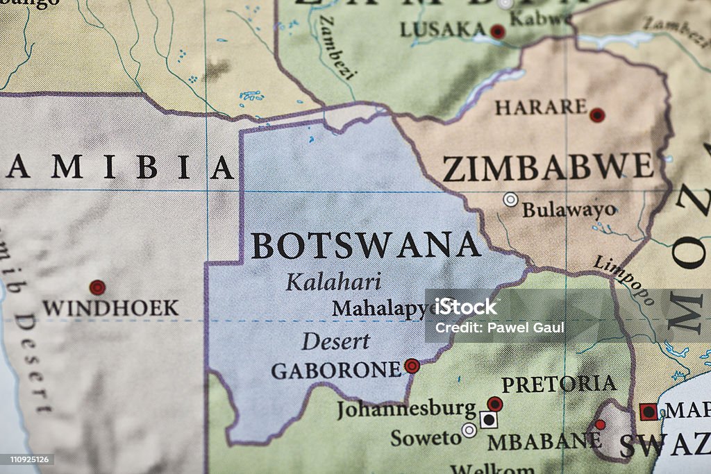 Botsuana - Royalty-free Zimbábue Foto de stock