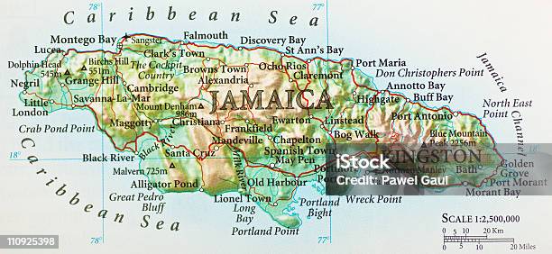 Foto de Jamaica e mais fotos de stock de Jamaica - Jamaica, Mapa, Kingston - Jamaica