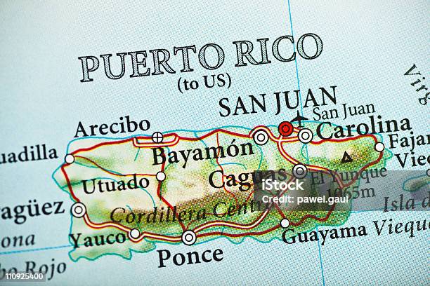 プエルトリコ - プエルトリコのストックフォトや画像を多数ご用意 - プエルトリコ, 地図, プエルトリコ サンフアン