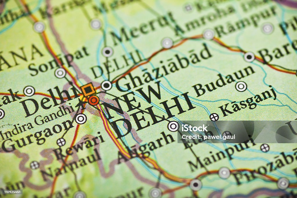 New Delhi, Inde - Photo de Carte libre de droits