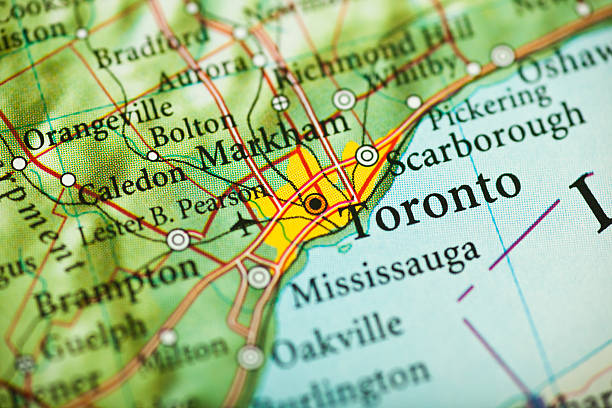 istock City map of Toronto 110925673