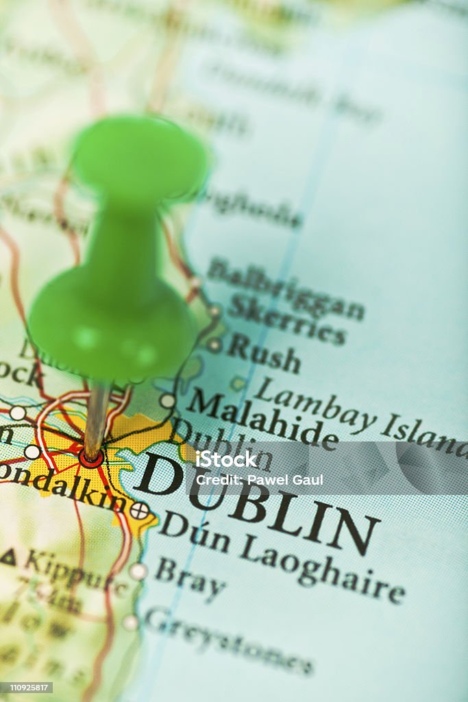 Dublín, Irlanda - Foto de stock de Cartografía libre de derechos