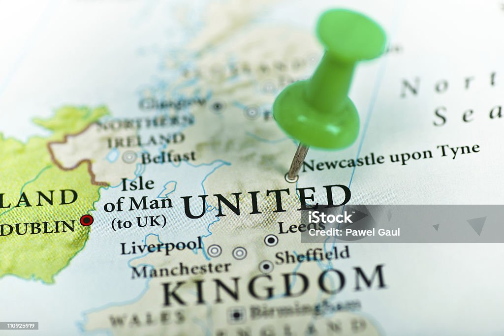 Англия - Стоковые фото Карта роялти-фри